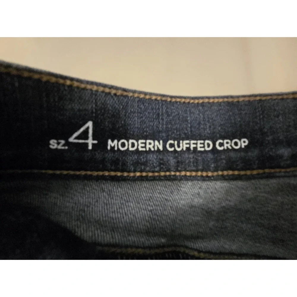 Loft Jeans Women's‎ Size 4 Modern Skinny Crop 5 Pocket Blue Jeans